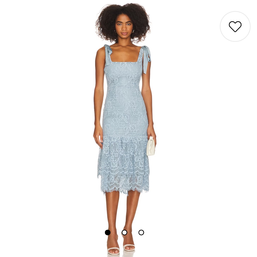 Lovers And Friends - Day Keeper Midi Dress (Sky Blue)